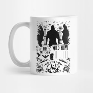 The witcher  3 wild hunt black design high quality Mug